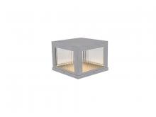 Avenue Lighting AV9904-SLV - Avenue Outdoor 11"  Sconce in Silver with Ribbed Glass