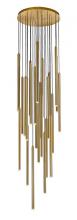 Avenue Lighting HF2800-AB - Filmore Ave. 25 Light Multi Pendant in Aged Brass