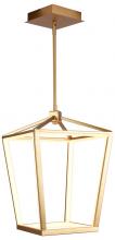 Avenue Lighting HF9400-GLD - Park Ave. 20" LED Large Cage Pendant in Gold