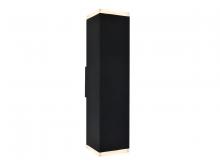 Avenue Lighting AV9892-BLK - Avenue Outdoor 20" Sconce in Black with LED Panel