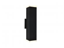 Avenue Lighting AV9893-BLK - Avenue Outdoor 12" Sconce in Black with LED Panel