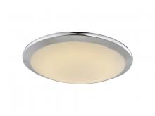 Avenue Lighting HF1101-CH - Cermack St. 12" Round Flush Mount in Chrome with Frosted Glass