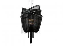 Avenue Lighting HF1610-BLK - Wilshire Blvd. 60" Chandelier in Black Chrome