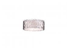 Avenue Lighting HF1704-PN - Ventura Blvd. Polished Nickel Metal Oval Pattern Round Shade Flush Sconce