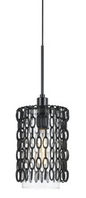 CAL Lighting FX-3643-1 - 60W Braccino Chainedglass Pendant Fixture (Edison Bulbs Not included)