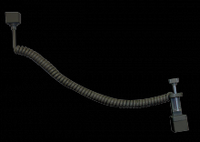 Elco Lighting EP907B - DISC CLAMP W/6' CORD&TRK ADPTR LINE VLTG