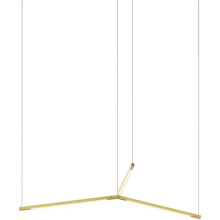 Koncept Inc ZBP-16-TR-SW-GLD-CNP - Z-Bar Pendant Small Trio, Gold (16" light bars)