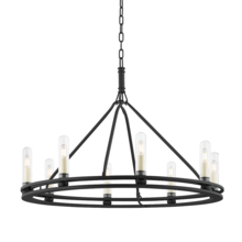 Troy F6233-TBK - Sutton Exterior Chandelier