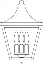 Arroyo Craftsman NAC-10RM-RC - 10" Nantes column mount