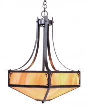Arroyo Craftsman SGCH-20F-RB - 20" saint george inverted chandelier