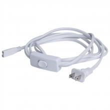 Nuvo 63/411 - 8-Foot Power Cord; Line Switch; White Finish