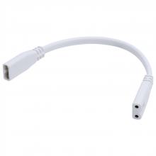 Nuvo 63/421 - Connecting Cable; 18-Inch; White Finish