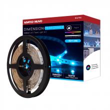 Nuvo 64/110 - Dimension Performer; Tape Light strip; 16 ft.; RGB plus Tunable White; Plug connection; IR Remote