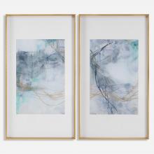 Uttermost 45099 - Uttermost Undulating Oro Abstract Prints Set/2