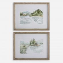 Uttermost 32288 - Uttermost Serene Lake Framed Prints Set/2