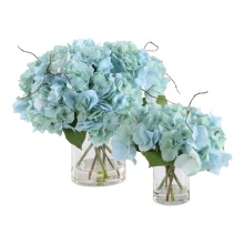 Uttermost 60249 - Uttermost Tranquil Blooms In Glass Vases Set/2