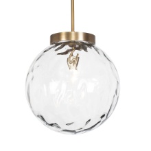 Uttermost 21622 - Uttermost Gaia 1 Light Watered Glass Pendant