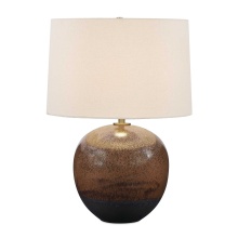 Uttermost 30654-1 - Uttermost Brownell Rust Brown Table Lamp