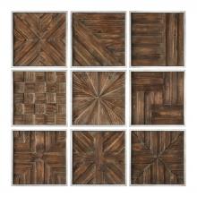 Uttermost 04115 - Uttermost Bryndle Rustic Wooden Squares Set/9