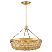 Hinkley 48423LCB-NAT - Small Convertible Chandelier