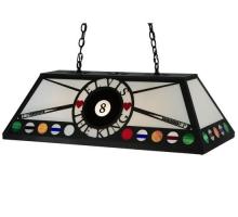 Meyda White 121922 - 39" Long Personalized 8 Ball Elvis Oblong Pendant