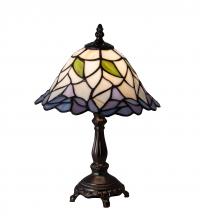 Meyda White 123761 - 12" High Daffodil Accent Lamp