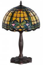 Meyda White 138586 - 19" High Dragonfly Trellis Accent Lamp
