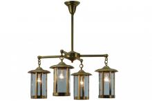 Meyda White 140492 - 30" Wide Fulton Prime 4 Light Chandelier
