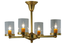 Meyda White 140502 - 24" Wide Bakersfield 4 Light Chandelier