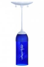 Meyda White 143518 - 5" Wide Coastal Collection Anchor Wine Bottle Mini Pendant