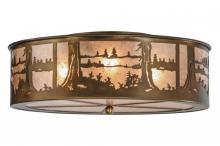 Meyda White 148476 - 22" Wide Quiet Pond Flush Mount