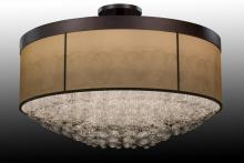 Meyda White 158190 - 72" Wide Bulle Semi-Flushmount