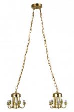 Meyda White 16343 - 23.5" Long Billiard Pendant Hardware