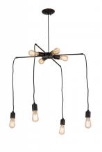 Meyda White 170890 - 30" Wide Alva 8 Light Chandelier