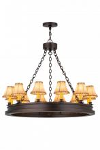 Meyda White 172680 - 39" Wide Sullivan Ranch 12 LT Chandelier
