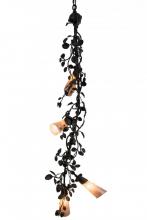 Meyda White 185117 - 16" Wide Vinca Vine 4 Light Chandelier