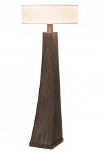 Meyda White 188898 - 48" High Sophia Crinkle Floor Lamp