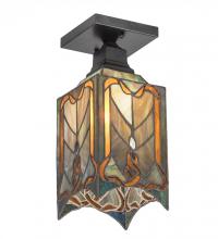 Meyda White 192693 - 5.5" Wide Cottage Mission Flushmount