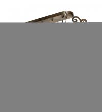 Meyda White 202031 - 48" Long Neo 4 Light Pot Rack