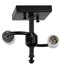 Meyda White 20841 - 9" Wide Semi-Flushmount Hardware