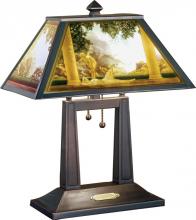 Meyda White 21579 - 21" High Mission 2 Light Table Base