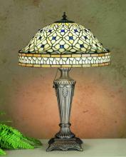 Meyda White 26315 - 15" High Fluted Fleur Table Base