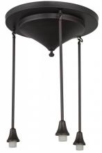 Meyda White 72022 - 18" Wide Revival 3 Light Pendant Hardware