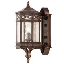 Fine Art Handcrafted Lighting 844881ST - Holland Park 18"H Outdoor Wall Mount